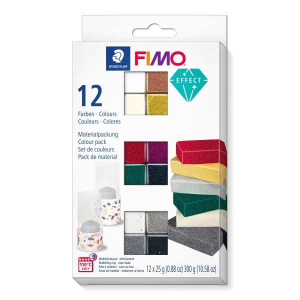 FIMO effect Colour Pack 12x25g 12 Farben - Kidis Art