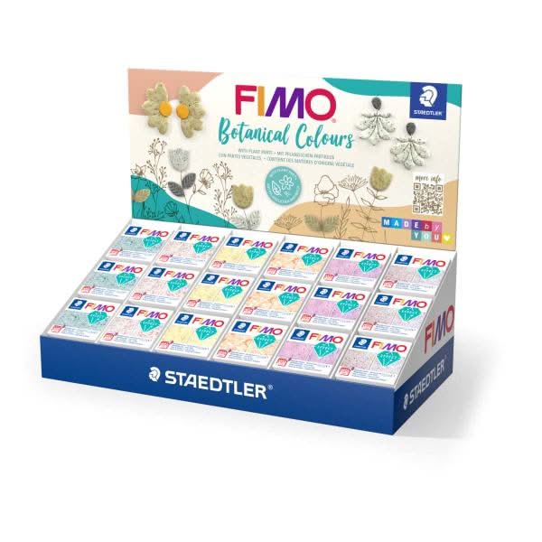 Fimo effect Display 36 Fimo Blöcke, 6 Farben - Kidis Art