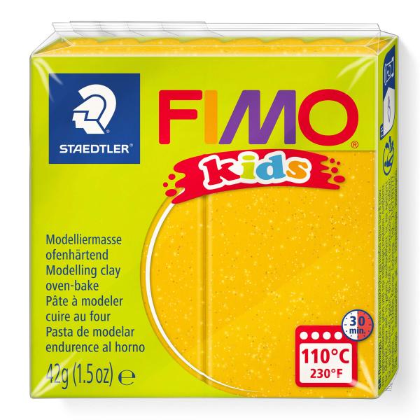 FIMO kids 42g glitter gold - Kidis Art