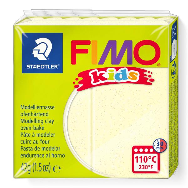 FIMO kids 42g Pearl hellgelb - Kidis Art