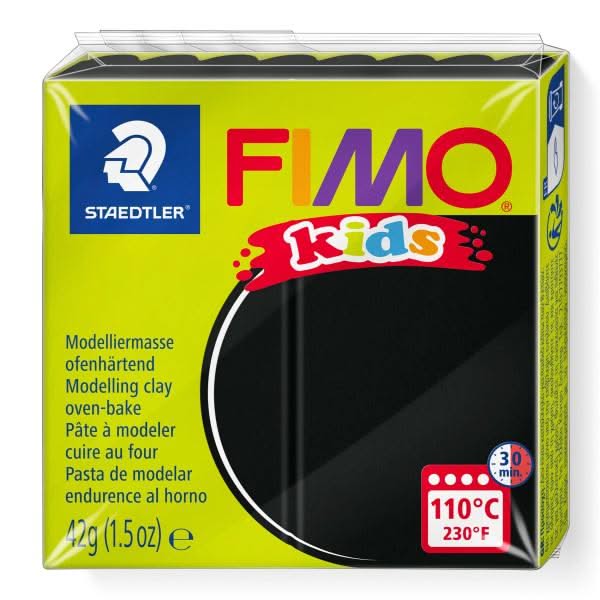 FIMO kids 42g schwarz - Kidis Art