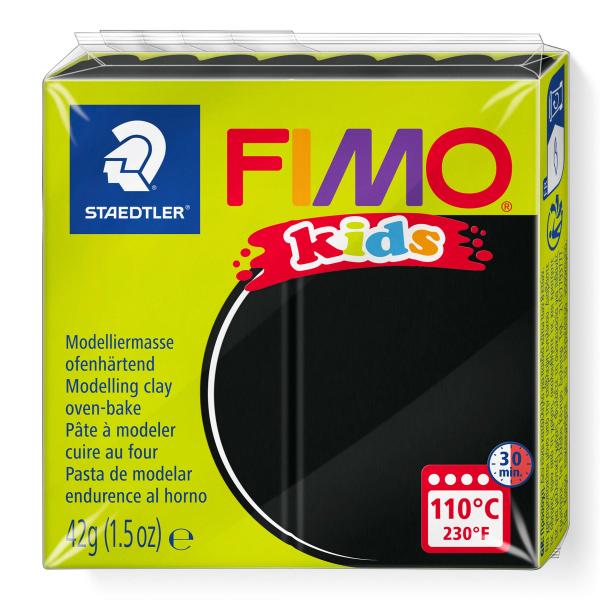 FIMO kids 42g schwarz - Kidis Art