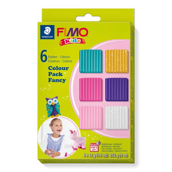 FIMO kids 6 x 42g Colour Pack girlie - Kidis Art