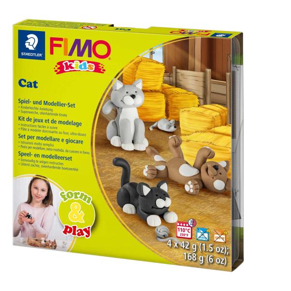 FIMO kids form & play Cat - Kidis Art