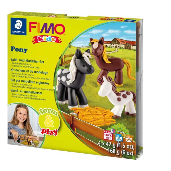 FIMO kids form & play Pony - Kidis Art
