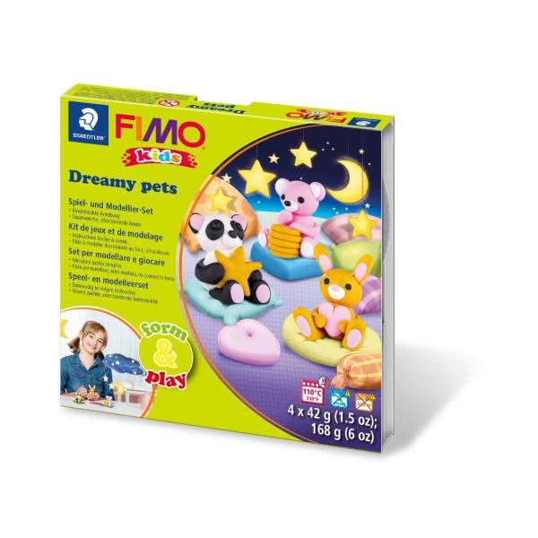 FIMO kids form & play Set Dreamy Pets - Kidis Art