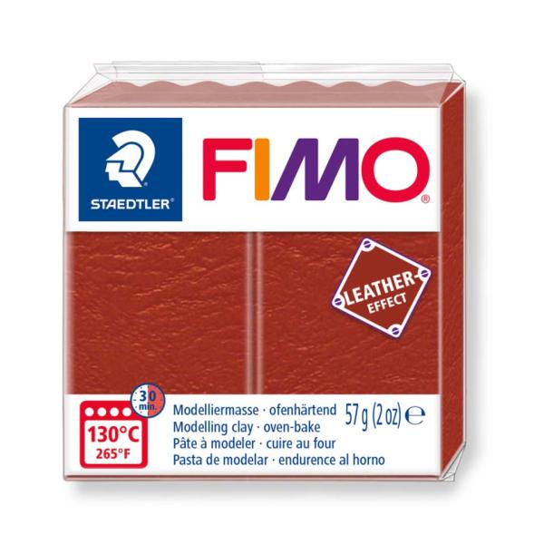FIMO leather - effect 57g rost - Kidis Art