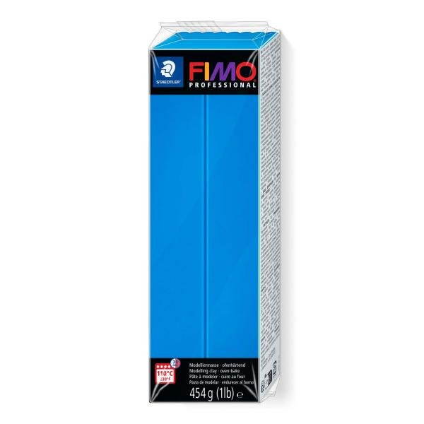 FIMO prof. Großblock 454g Farbe blau - Kidis Art