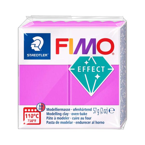 FIMO soft 57g effect neon lila - Kidis Art