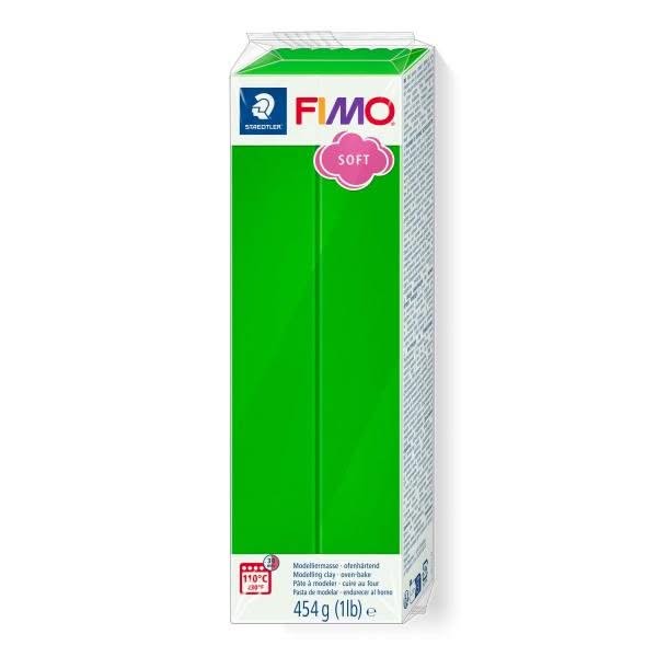 FIMO Soft Großblock 454gr. Farbe tropischgrün - Kidis Art