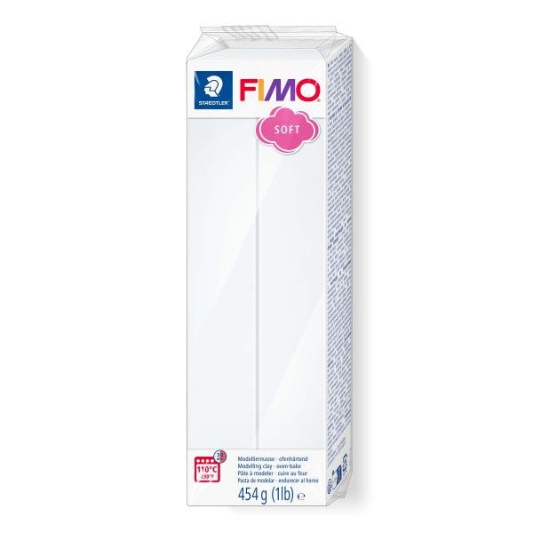 FIMO Soft Großblock 454gr. Farbe weiß - Kidis Art