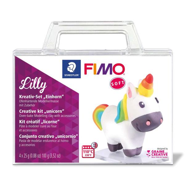 FIMO soft Set im Koffer Einhorn Lilly - Kidis Art