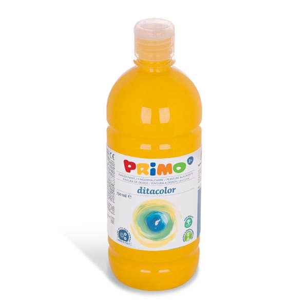 Fingerfarbe Gelb 750 ml - Kidis Art