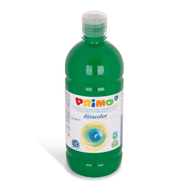 Fingerfarbe Hellgrün 750 ml - Kidis Art
