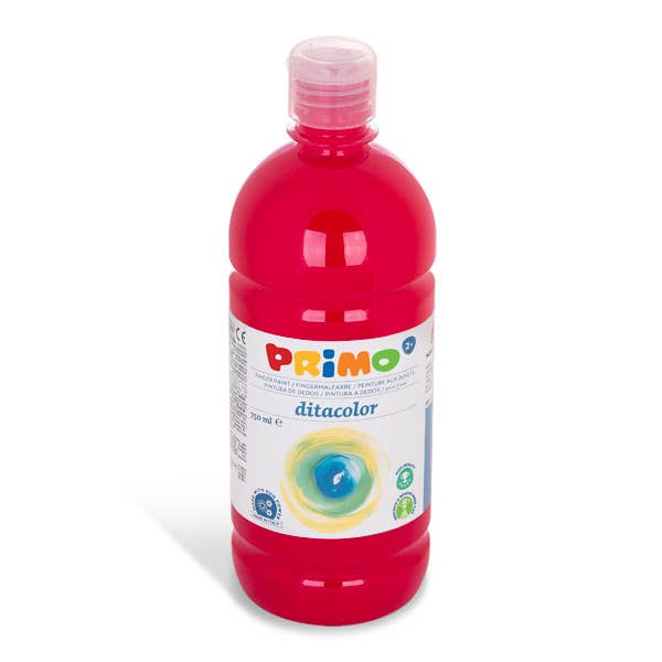 Fingerfarbe Zinnoberrot 750 ml - Kidis Art