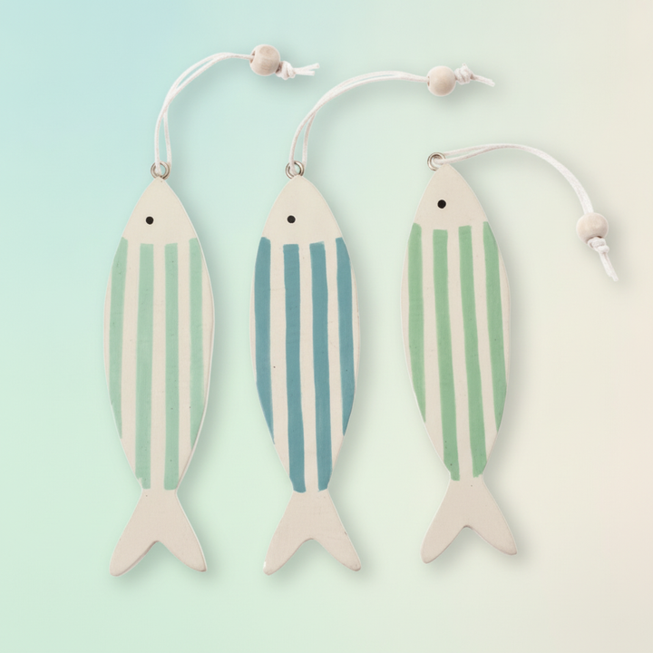 Fische 6St 10x2,7x0,6cm - Kidis Art