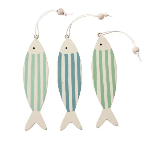 Fische 6St 10x2,7x0,6cm - Kidis Art