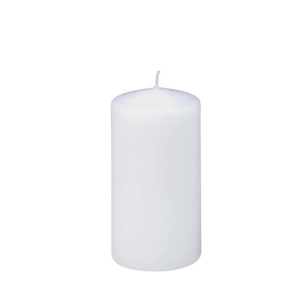 Flachkopfkerzen weiss 60mm/120mm mit Banderole - Kidis Art