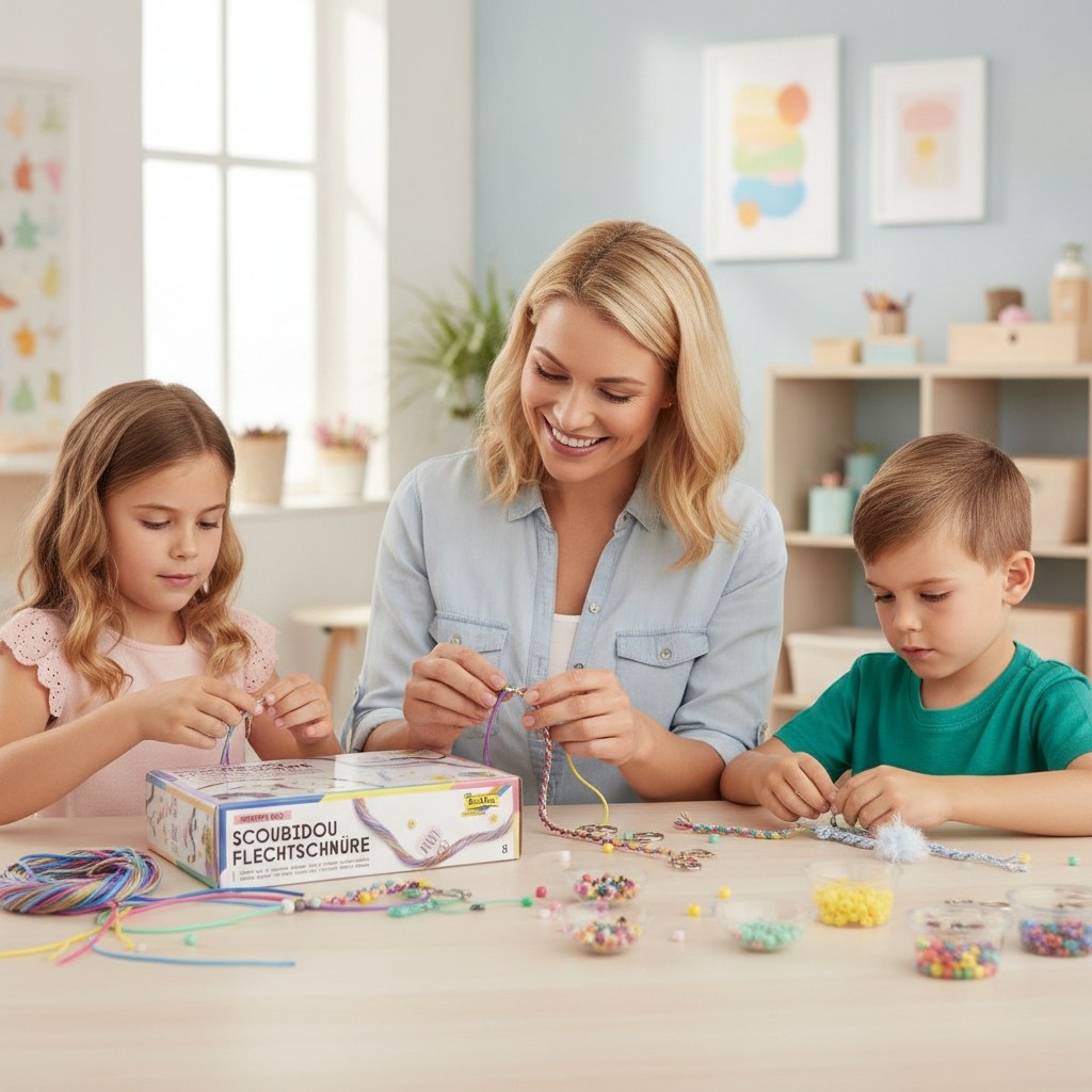 Flechtschnur Bastel-Set - Kidis Art