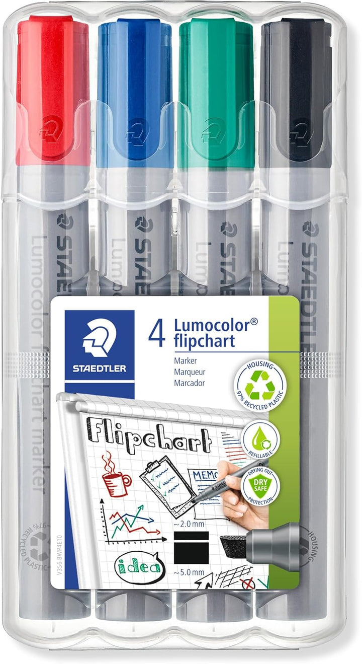 Flipchartmarker 4er Set multi-color - Kidis Art