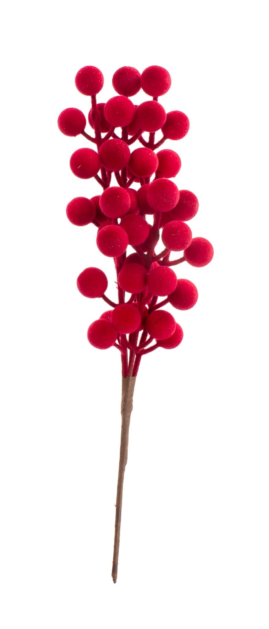 Flocken-Beerenzweig rot Lg. 23cm - Kidis Art