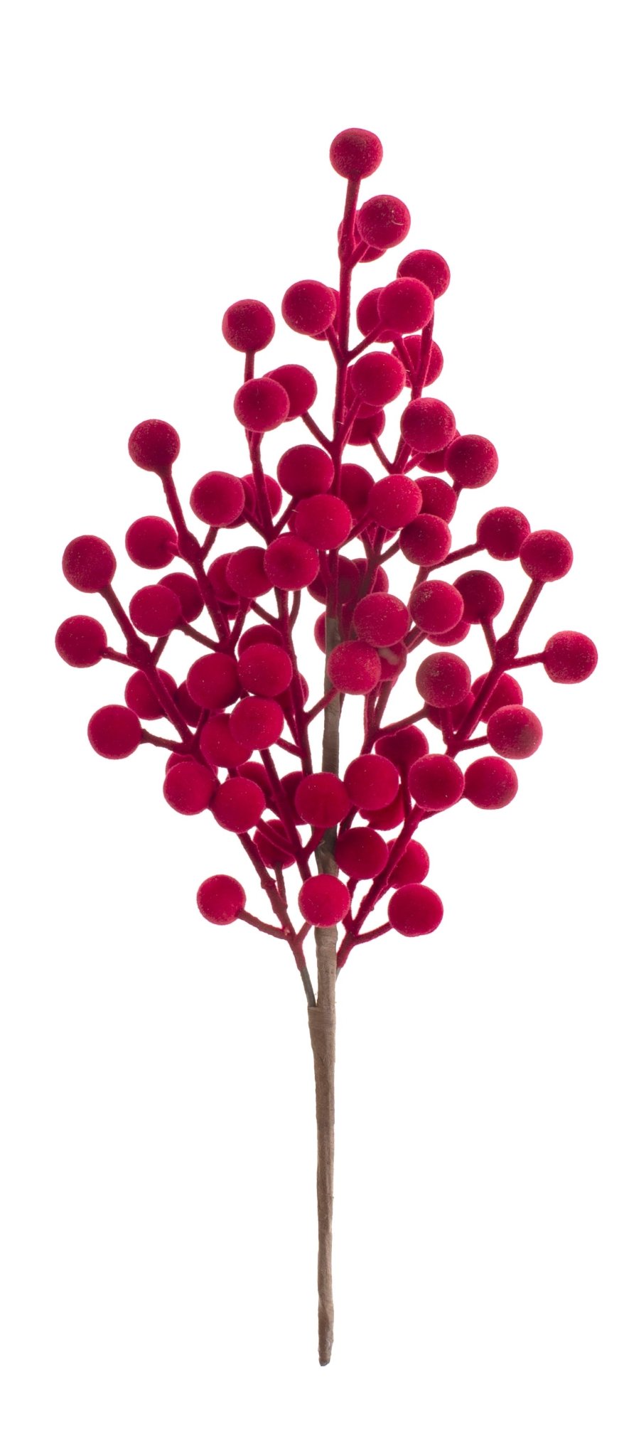 Flocken-Beerenzweig rot Lg. 31cm - Kidis Art