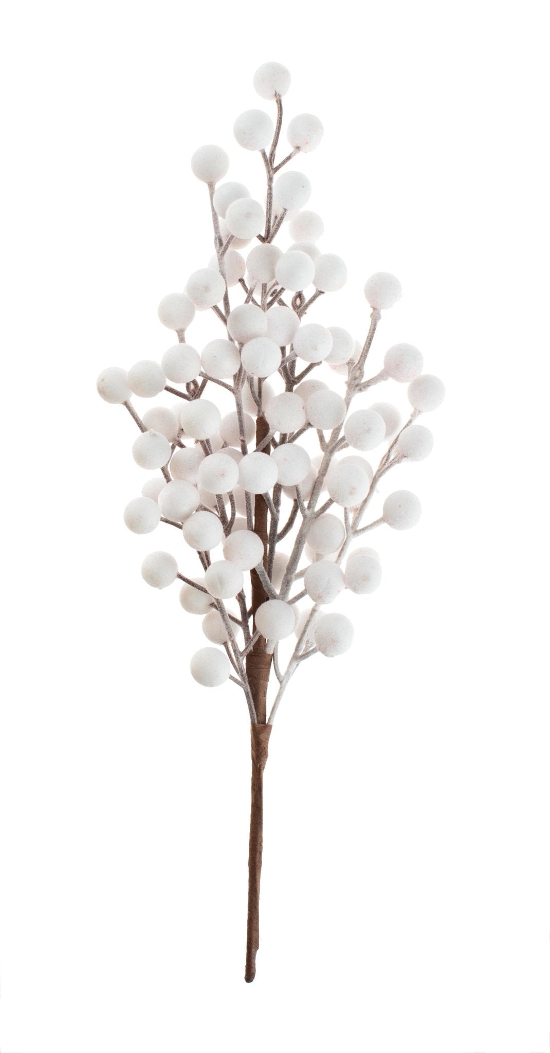 Flocken-Beerenzweig weiss Lg. 31cm - Kidis Art