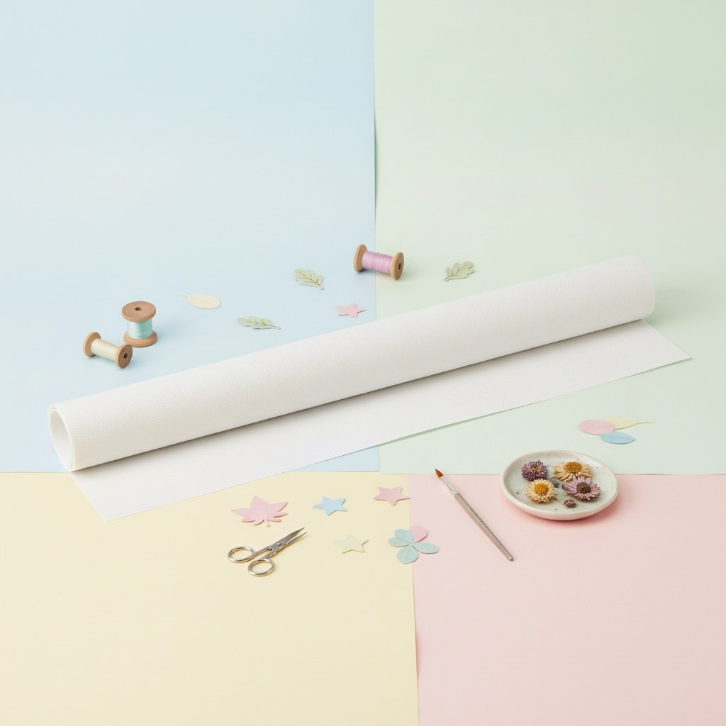 Floristik Krepp-Papier weiss - Kidis Art