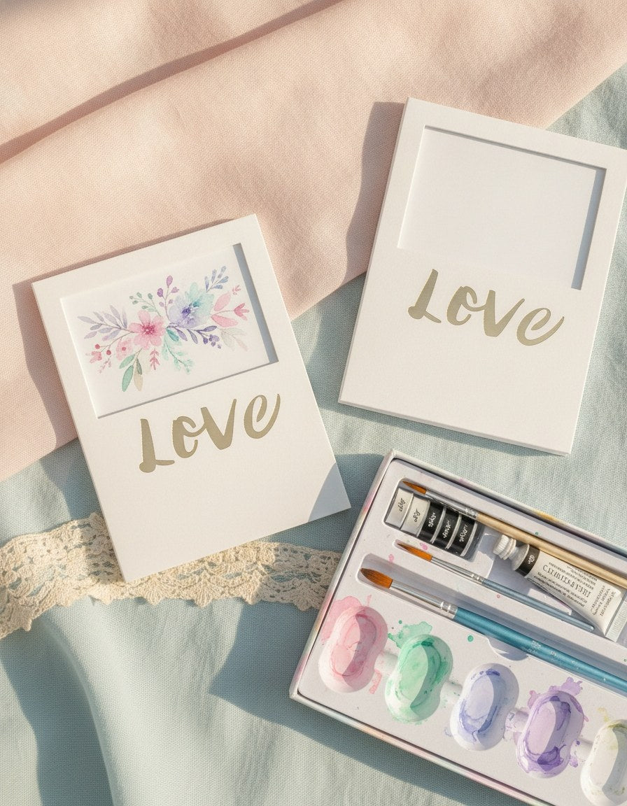 Foto-Rahmen LOVE 23x18x2cm mit Licht Batt: 3x AAA Pappe - Kidis Art