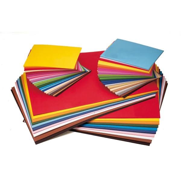 Fotokarton 300g/m2 regenbogen 50x70 cm, 1 Bogen mit EAN-Code - Kidis Art