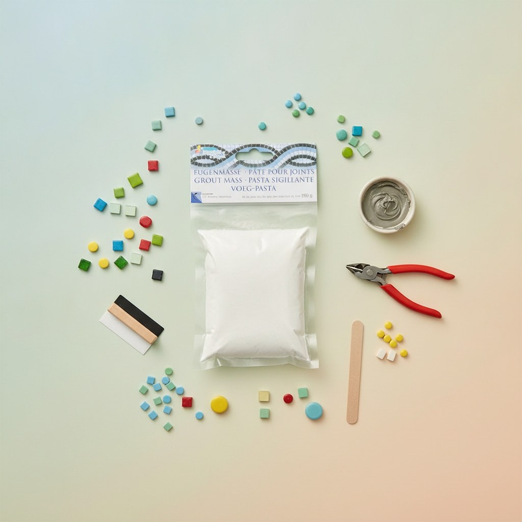 Fugenweiss für Mosaik 500g - Kidis Art