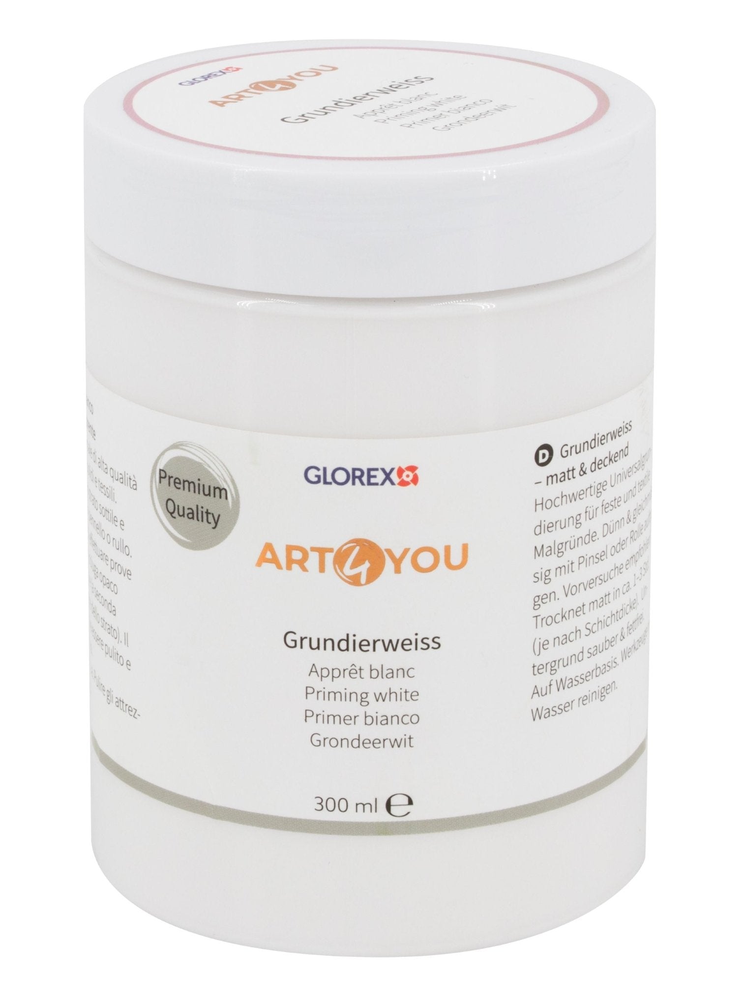 Gesso / Grundierweiss 300ml, Premium Qualtiät - Kidis Art