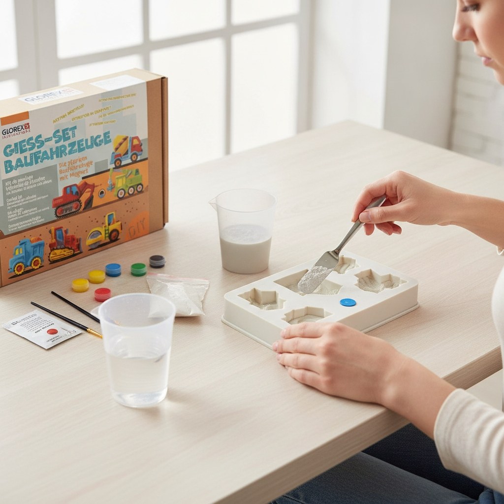 Giess-Set Baufahrzeuge - Kidis Art