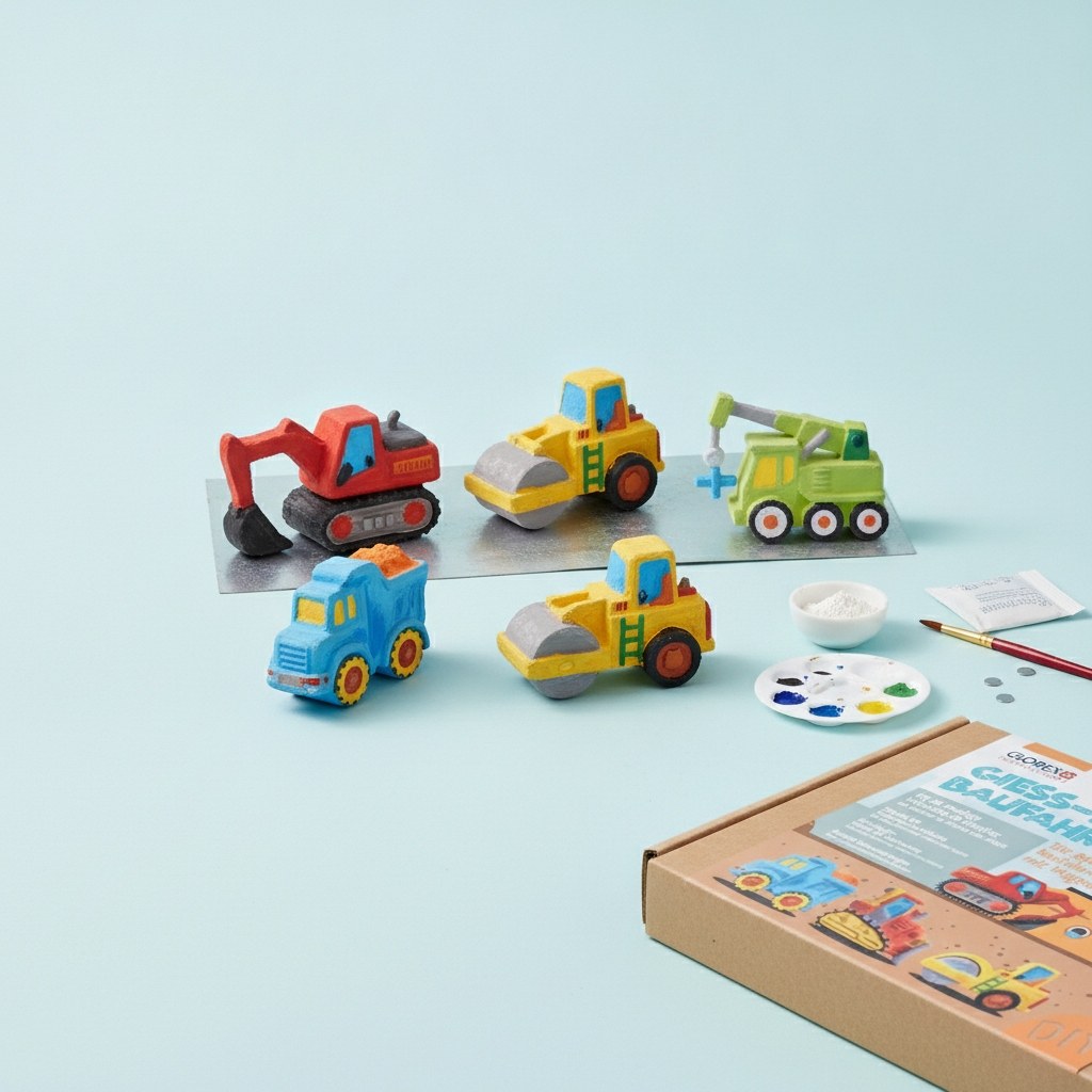 Giess-Set Baufahrzeuge - Kidis Art