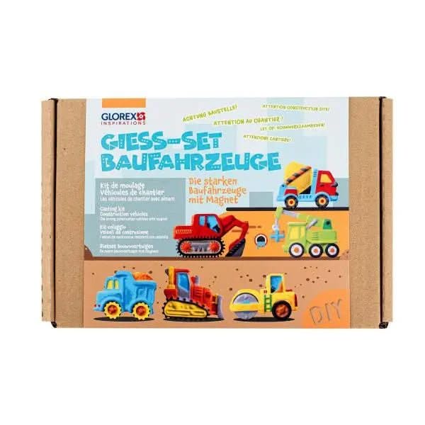 Giess-Set Baufahrzeuge - Kidis Art