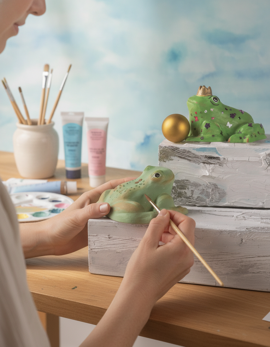 Giessform 2 Frösche, klein - Kidis Art