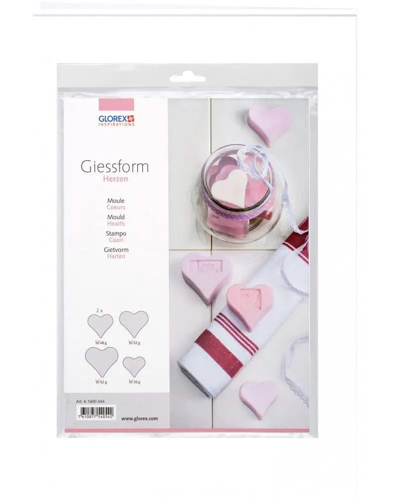 Giessform Herzen 50mm-65mm - Kidis Art