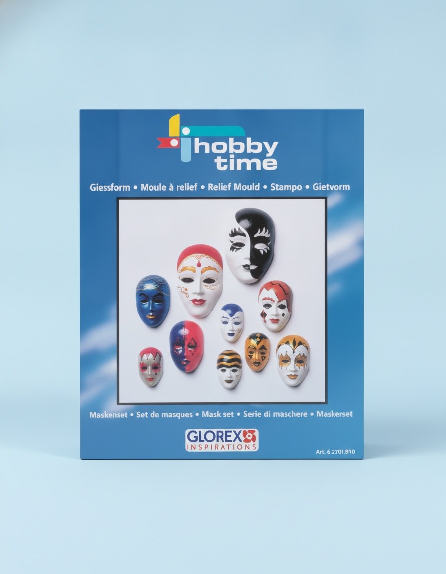 Giessform Masken-Set 10-tlg. - Kidis Art