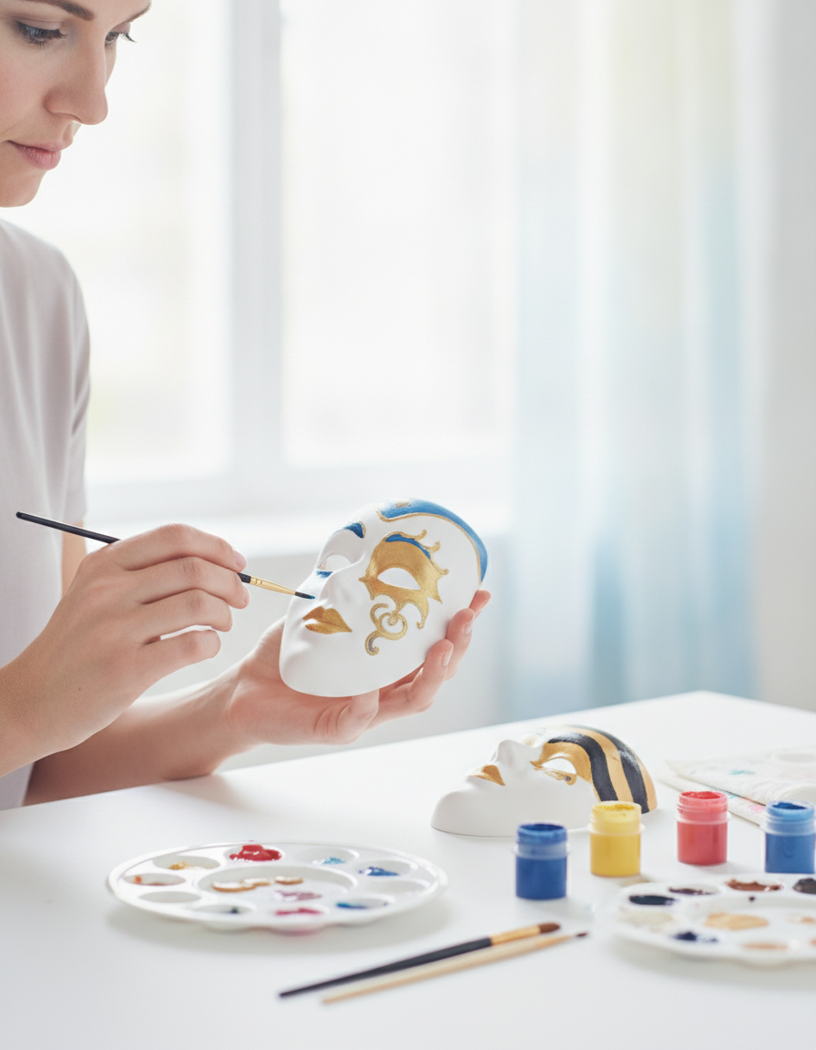 Giessform Masken-Set 10-tlg. - Kidis Art