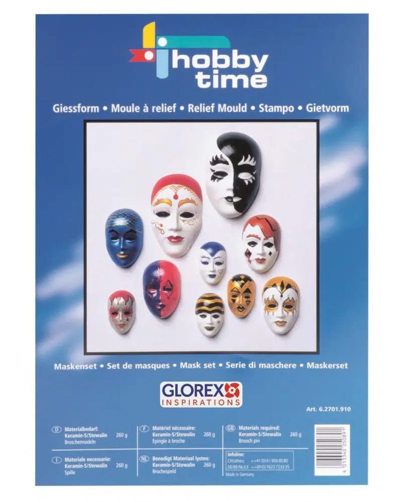Giessform Masken-Set 10-tlg. - Kidis Art