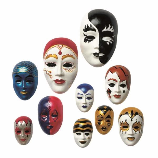 Giessform Masken-Set 10-tlg. - Kidis Art