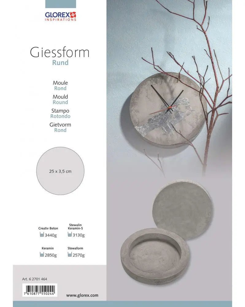 Giessform rund 25cm - Kidis Art