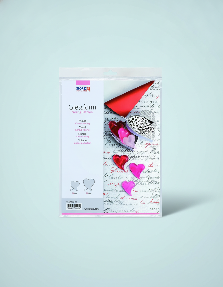 Giessform Swing-Herz - Kidis Art