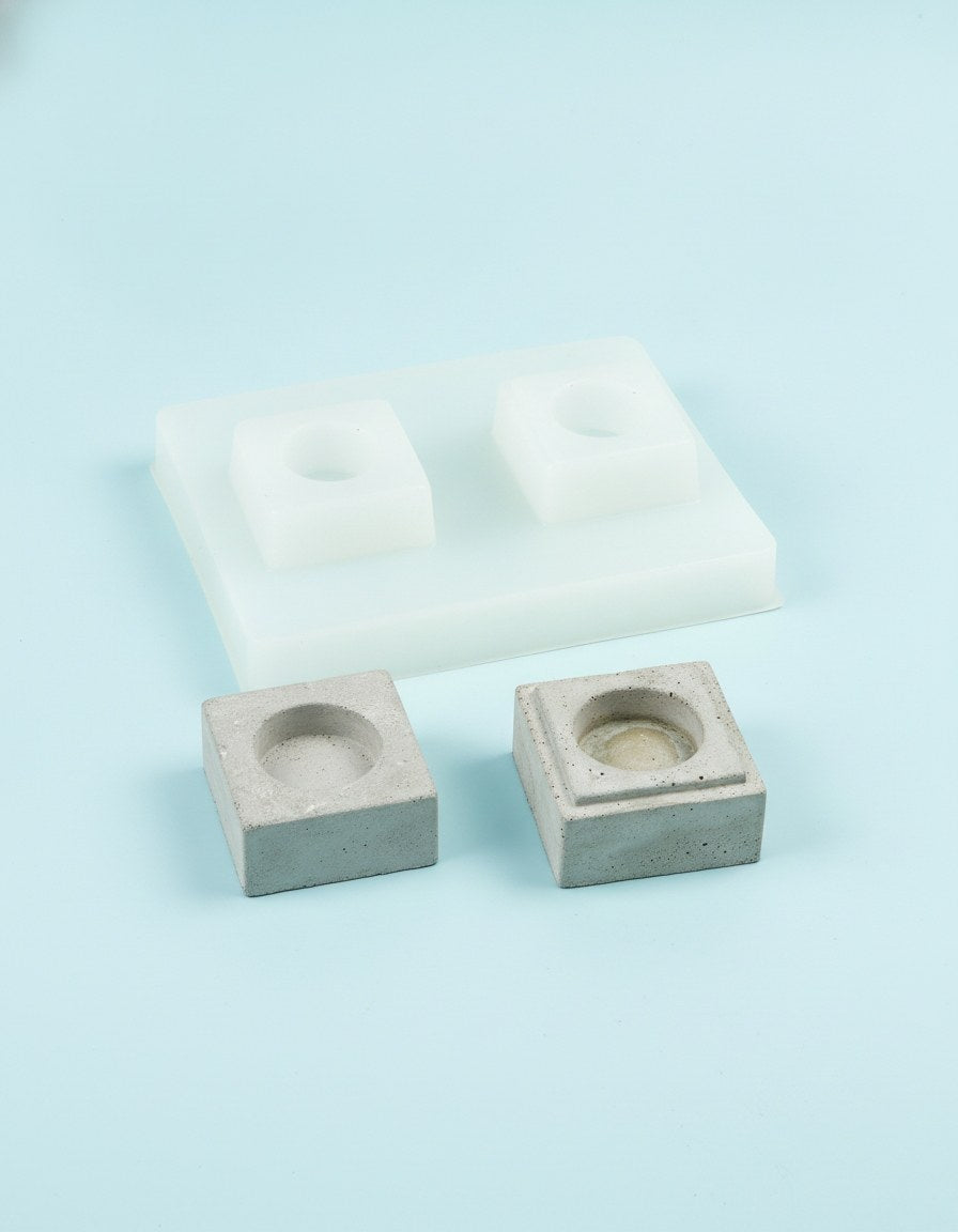 Giessform Teelichthalter 7x7cm - Kidis Art