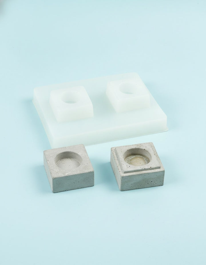 Giessform Teelichthalter 7x7cm - Kidis Art