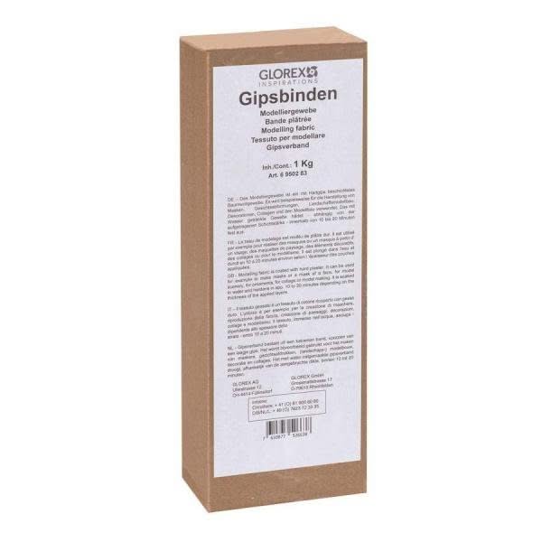 Gipsbinden Grosspackung 1kg Modelliergewebe lose - Kidis Art