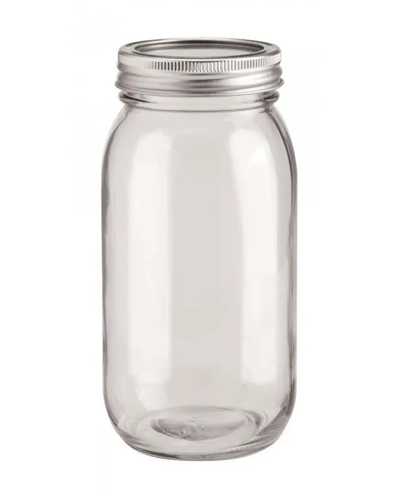 Glas mit 2 - tlg Deckel 1Stk, 650ml 8,5x7x17,5cm - Kidis Art