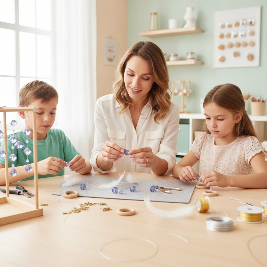 Glaschliffspitzperle saphire - Kidis Art