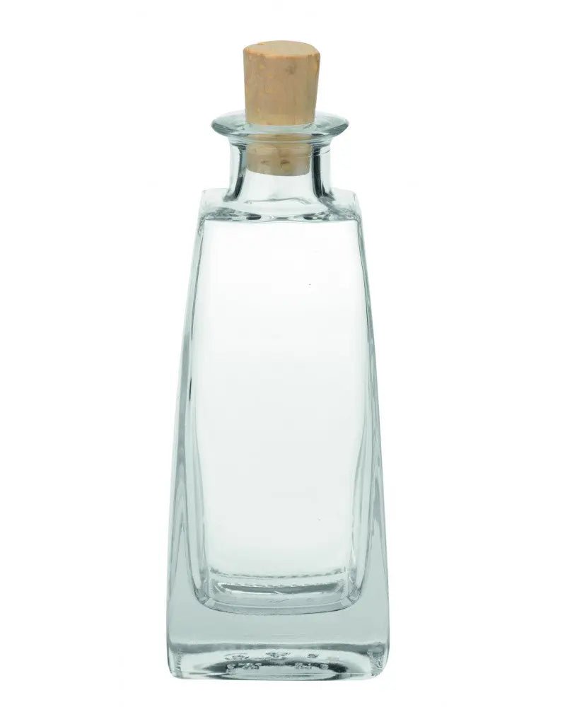 Glasflasche konisch mit Korken, 15x6x5cm, 100ml - Kidis Art