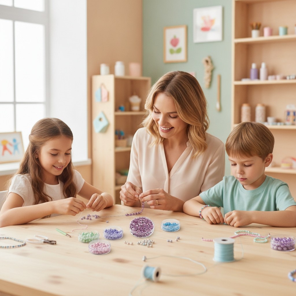 Glasschliffperle 6mm 50St violett - Kidis Art